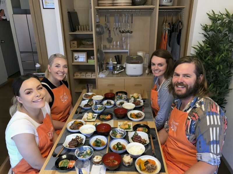 Tokyo: Wagyu and 7 Japanese Dishes Cooking Class - Booking and Cancellation