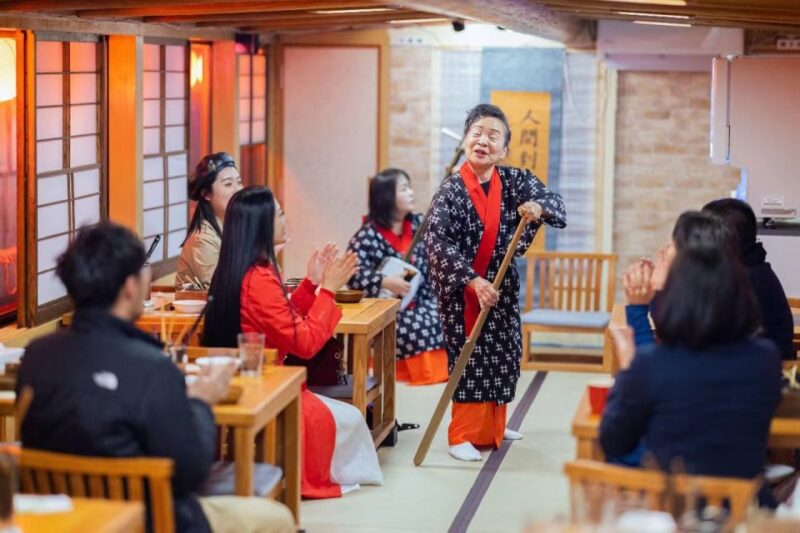 Tokyo: Yakatabune Dinner Cruise With Japanese Show & Drinks - Included in the Package