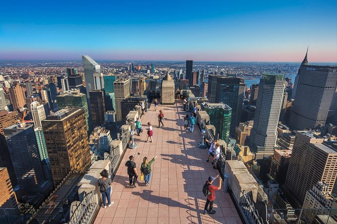 Top of the Rock Observation Deck New York City - Popular Landmarks Visible