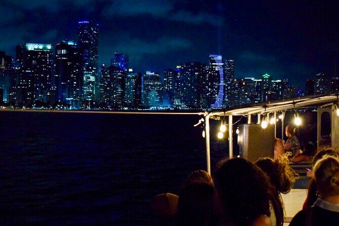 Top rated two Hour Miami Night Skyline Cruise with Open Bar - Key Points