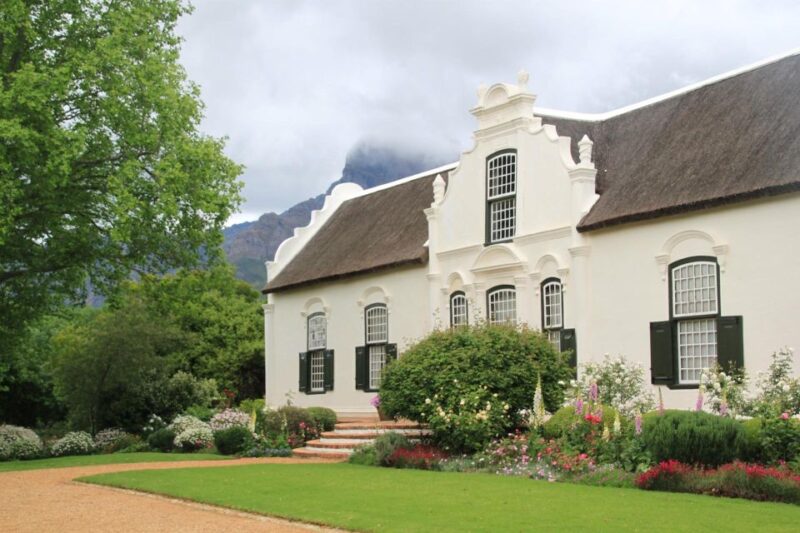 TOP THREE WINELANDS PRIVATE TOUR With Pairings - Pickup and Drop-off Details