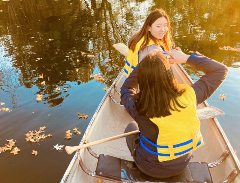 Toronto Islands: Sunset Canoe Tour - Canoeing Experience
