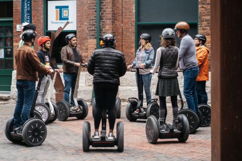 Toronto: Short Distillery District Segway Tour - Inclusions and Requirements
