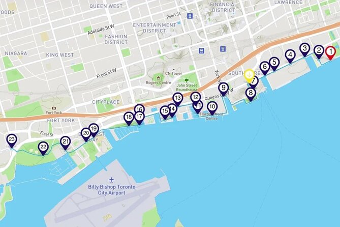 Torontos Waterfront: a Smartphone Audio Walking Tour - Accessibility Options