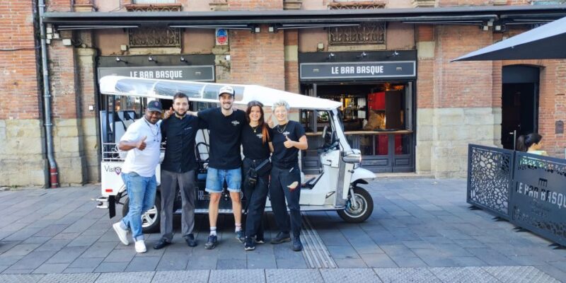 Toulouse: Electric Tuk-Tuk Tour With Photo Stops and Audio - Key Points