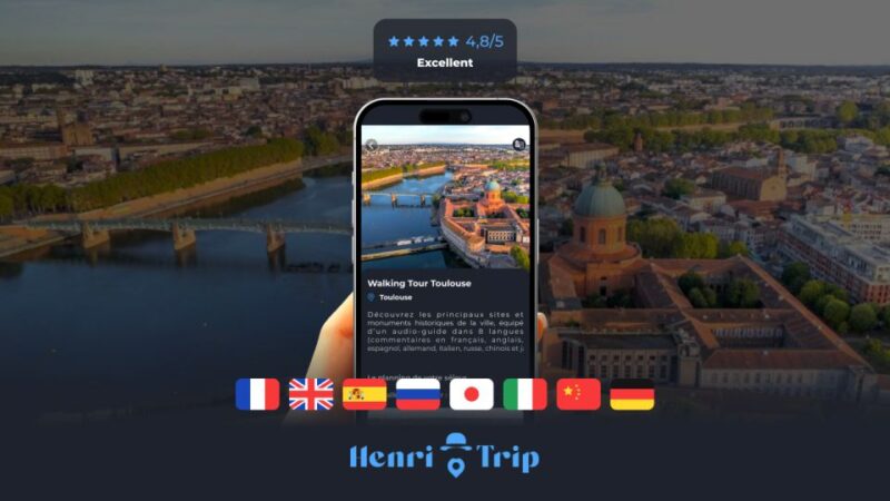 Toulouse: Walking Tour With Audio Guide - Starting Location and Itinerary