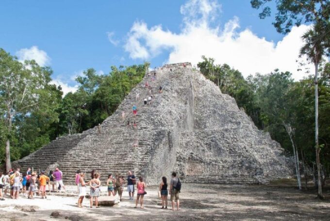 Tour 4x1, Tulum, Coba, Cenote, and Playa Del Carmen - Tulum Archaeological Site