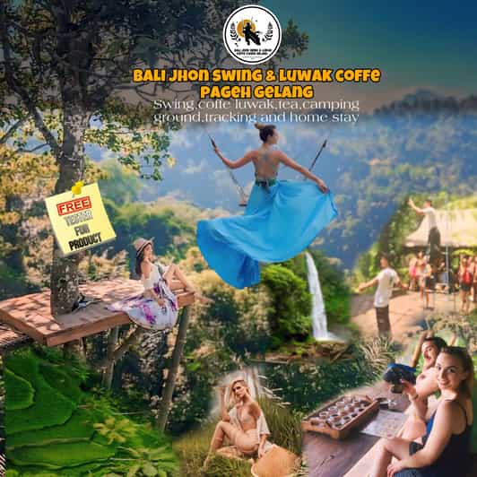 Tour Bali Swing Luwak Coffe Rice Terrace Nungnung Waterfalls - Experience Highlights