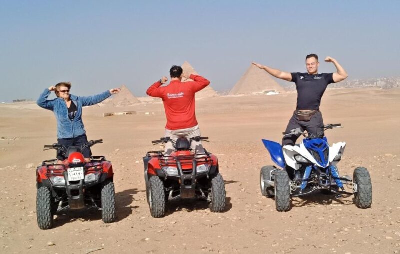 Tour Giza Pyramids, Sphinx With Camel Ride and Quad - Tour Experience