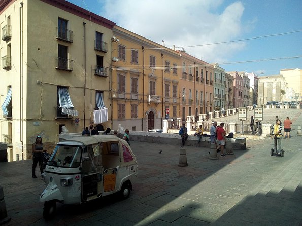 Tour in Ape Calessino (Tuk Tuk) 4 Districts + Poetto Beach + Pink Flamingos - Booking Information