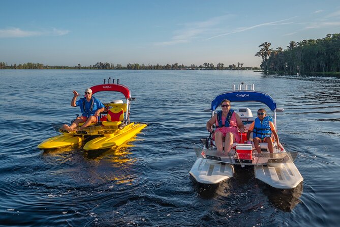 Tour of Lakes Escape by Personal Catamaran - Exploration of the Waterways