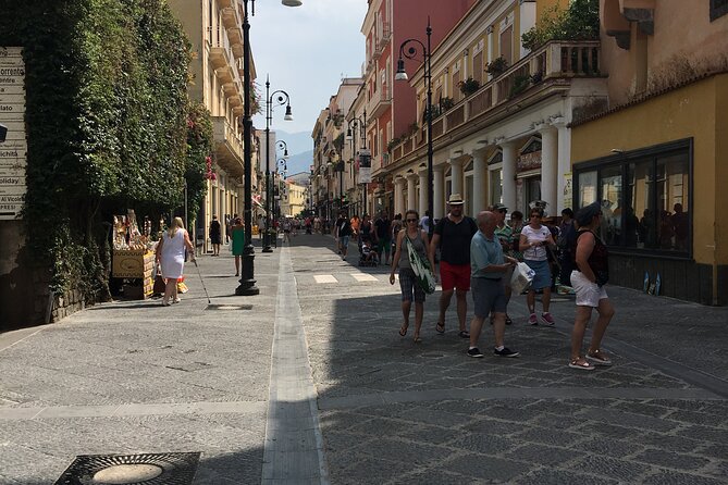 Tour Positano Photo Stop With Free Time in Sorrento&2hrs Pompeii - Free Time in Sorrento