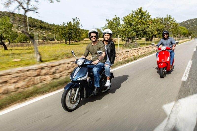 Tour Scooter 125CC Guided Cambrils Village With Hotel Pickup - Key Points