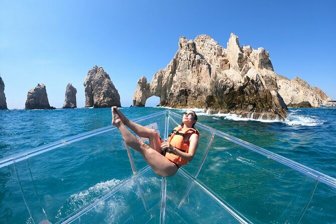 Tour to the Arch of Cabo San Lucas in a transparent glass boat - The Itinerary and What to Expect