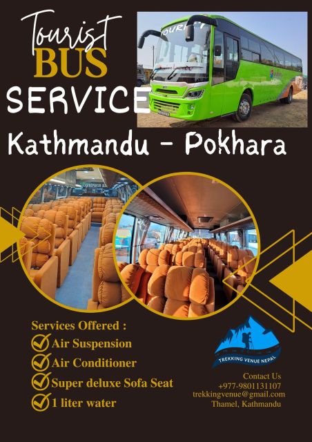 Tourist Bus Tickets - Additional Information