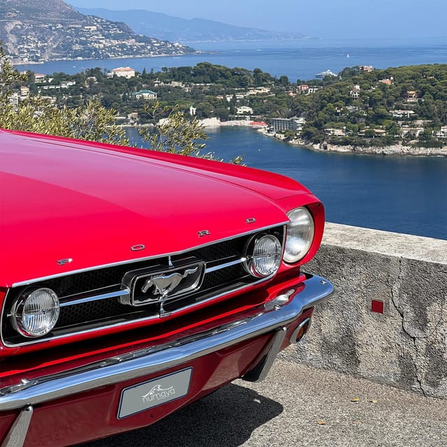 Tourist Tour on French Riviera in a Ford Mustang Convertible - Group Activities Option