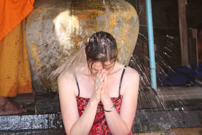 Traditional Buddhist Water Blessing at a Local Pagoda - Meeting and Pickup Details