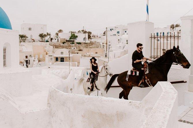Traditional Greek Village and Caldera Cliff Horse Riding Tour - Meeting Point Location Details