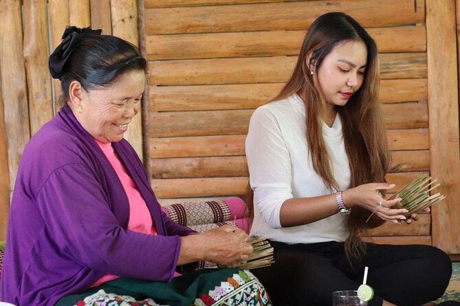 Traditional Lao Bamboo Weaving - Workshop Experience