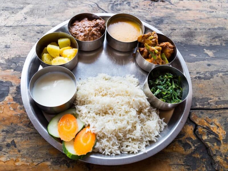 Traditional Nepali Thali Dining at AtomiX Bar and Grill - Group Friendly Offering
