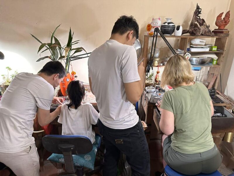 Traditional Silversmith Workshop in Hanoi - Participant Instruction
