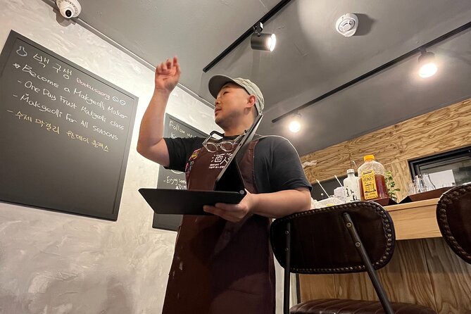 Traditional Soju Class and Makgeolli Tasting in Seoul - Participant Information