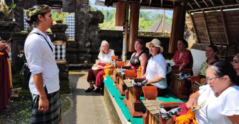 Traditional Village Tour, Balinese Dance & Gamelan Lesson - Key Points