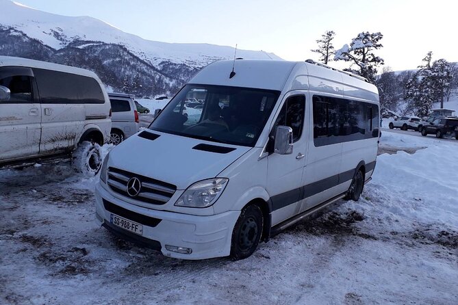 Transfer Airport Tbilisi - Gudauri - Booking and Confirmation