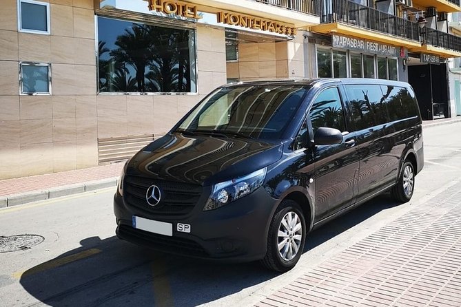 Transfer From Alicante Airport to Benidorm in Private Minivan up to 6 Passengers - 24/7 Assistance