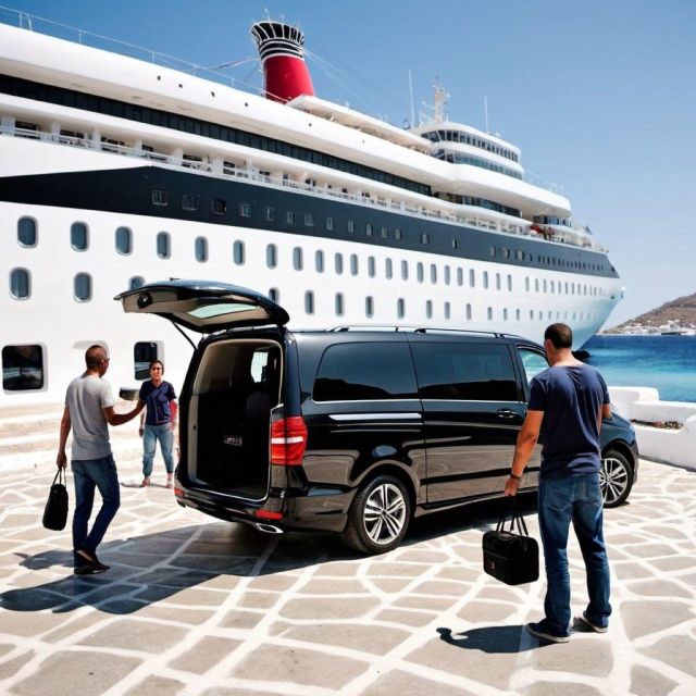 TRANSFER FROM MYKONOS PORT(Cruise Terminal) TO MYKONOS TOWN - Booking Details