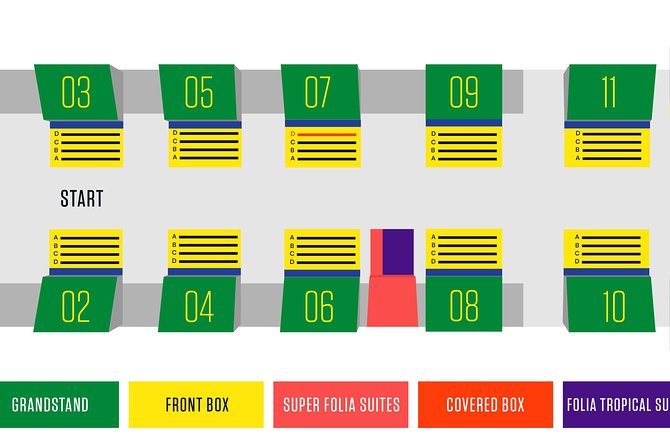 Transfer to Rio Carnival Parade - Sambadrome (Odd Sides Only) - Service Overview