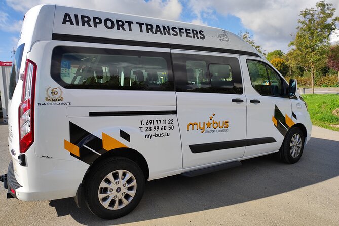 Transfers in Minibus - Lux (LUX-AIRPORT-LUX-CITY)(10kms Inclued) - Pickup and Drop-off