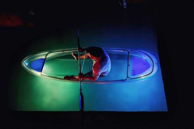 Transparent Canoes Illuminated on the Seawall of Hope - Who Is This Tour Best For?