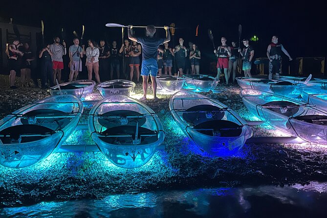 Transparent Kayak Night Glow Experience From Pula - Spectacular Underwater Views