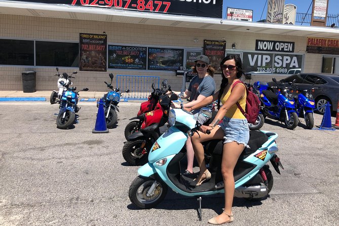 Travel Las Vegas and Red Rock Canyon on Our Premium Scooter - Cruise the Strip in a Slingshot