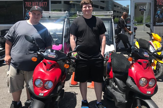 Travel Las Vegas and Red Rock Canyon on Our Premium Scooter - Convenient and Secure Rental Experience