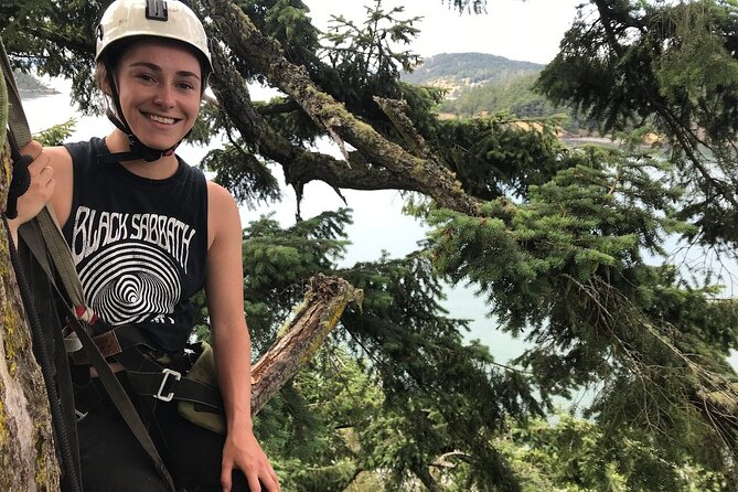 Tree Canopy Climbing on Lopez Island - Meeting and Pickup Details