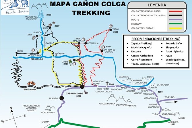 Trekking 2 Days to the Colca Canyon - Encountering Wildlife and Local Culture