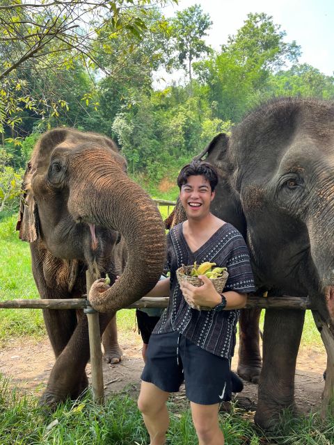 Trekking One Day With Elephant Care + Bamboo Rafting - Trekking and Elephant Care