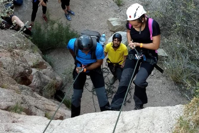 Trekking + Rappelling + Cacheuta Thermal Spa (Thermal Water Park) - Meeting and Pickup