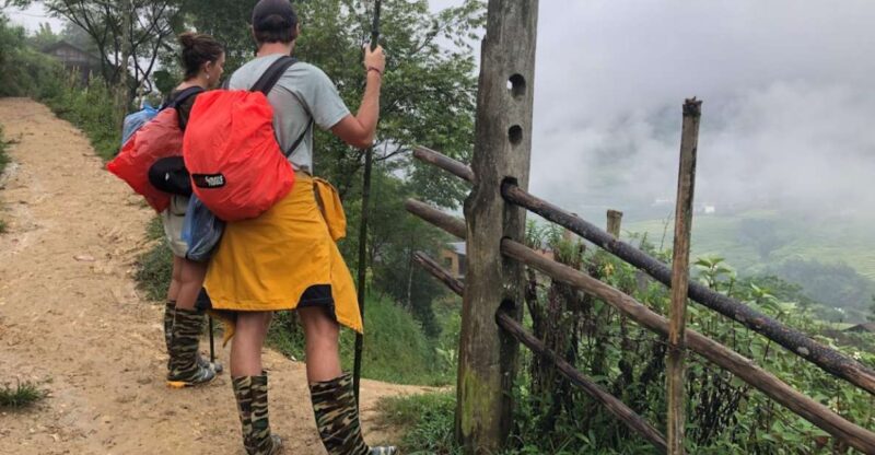 Trekking Through Rice Terraced Fields - Scenic Muong Hoa Valley
