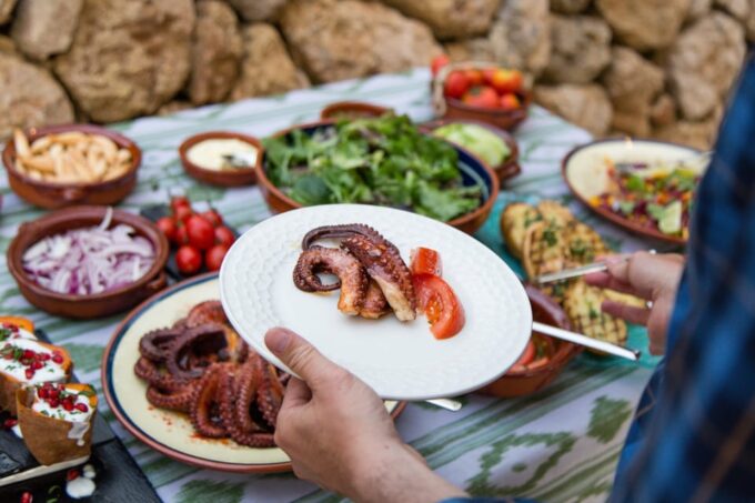 Treurer: Mediterranean Barbecue Night - Olive Grove Stroll