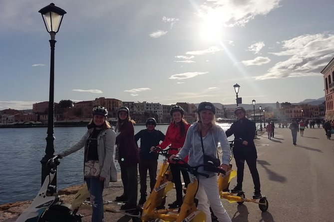 Trikke and Discover Cretan Art From Chania - Hearing Historical Anecdotes From the Guide