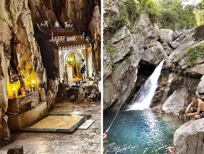 Trip to Marble Mountains and Exploring Natural Waterfall - Key Points