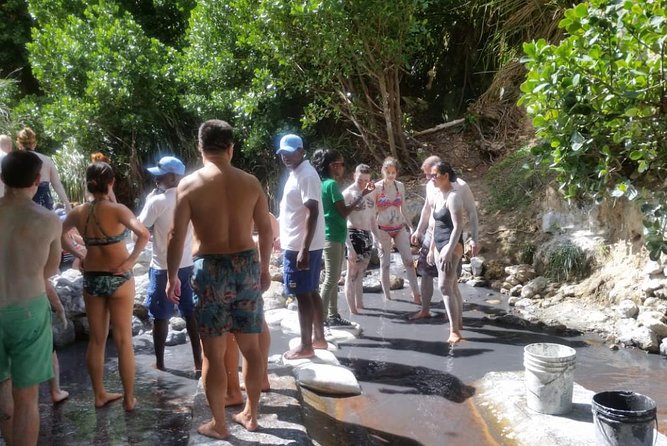 Trip to Soufiere: Volcano, Twin Pitons, Waterfall, Mud Bath & Botanical Garden - Memorable Mud Bath Experience