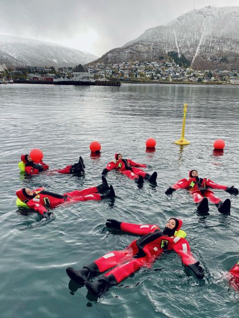 Tromsø: Arctic Ocean Floating Camp Rescue Suit Swimming - Inclusions