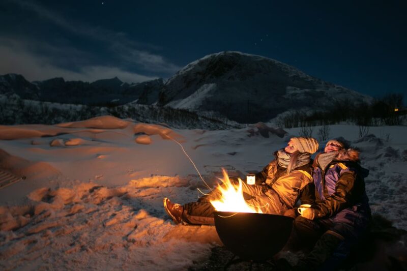 Tromsø: Aurora Borealis Chase With Guide, Meals & Campfire - Inclusions