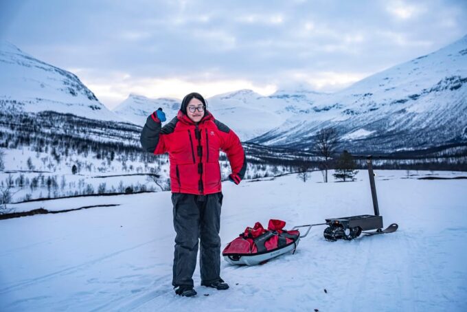 Tromsø Day: Electric Snow Scooter Ride & Bonfire With Guide - Electric Snow Scooter Experience