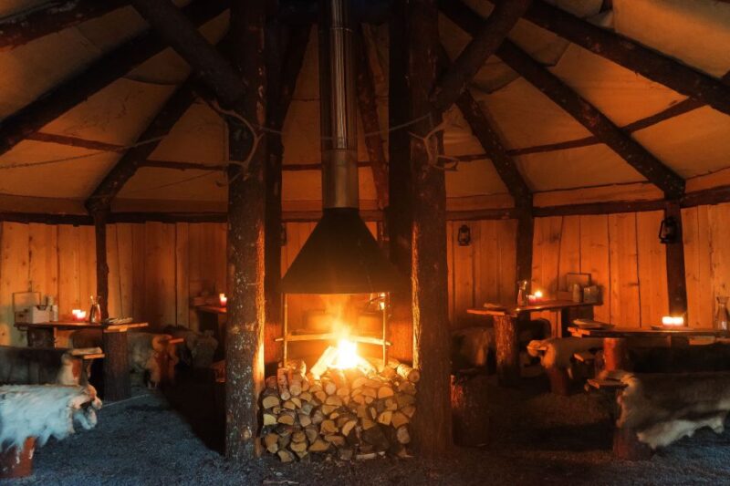 Tromsø: Reindeer Sled, Dinner, and Northern Lights Day Trip - Delighting in the Sami Dinner Experience