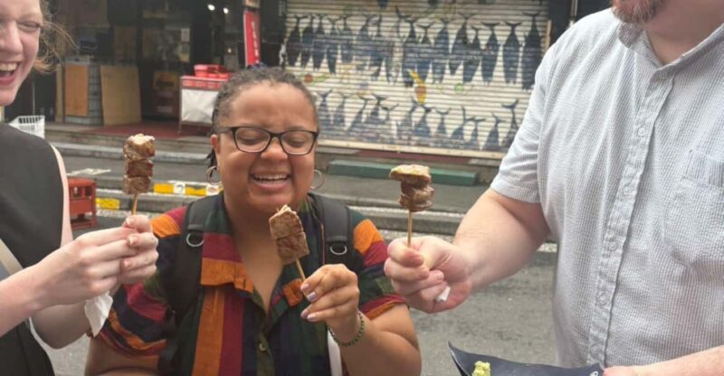 Tsukiji-Asakusa: Wagyu Beef Skewer & Sushi Tour With Guided Tour - Highlights